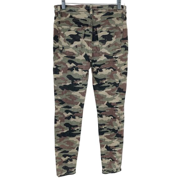 Hudson Barbara Super Skinny Camo High Rise Stretch Slim Fit Ankle Jeans 26 - Picture 4 of 13